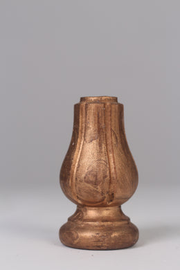 Copper gold wooden candle stand 05