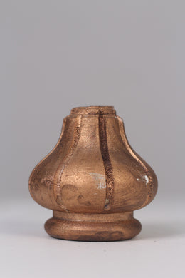 Copper gold wooden candle stand 04