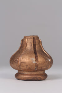 Copper gold wooden candle stand 04" - GS Productions