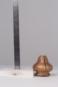 Copper gold wooden candle stand 04" - GS Productions