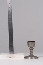 Load image into Gallery viewer, Antique silver candle stand 3&quot; x 5&quot; - GS Productions
