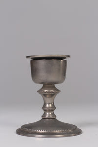 Antique silver candle stand 3" x 5" - GS Productions