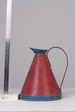 Load image into Gallery viewer, Red &amp; Blue vase / water can 04&quot; x  12&quot; - GS Productions
