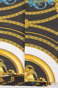 Yellow, Black, White & Blue Printed Versace Pattern Tissue Paper/Napkin Set 6.5" x 6.5" - GS Productions