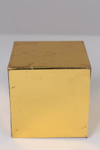 Set of 3 Golden Reflective Boxes/Stools - GS Productions