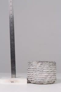 White Decorative 06"x  05" Planter - GS Productions