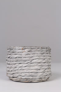 White Decorative 06"x  05" Planter - GS Productions
