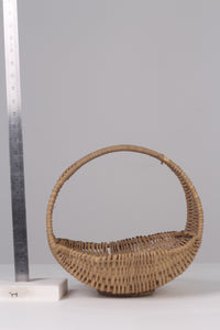 Set of 3 Brown cane baskets 13"x 12" - GS Productions