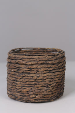 Brown straw basket 08
