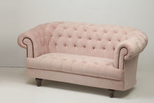 Load image into Gallery viewer, Light Pink Velvet 2 Seater Chesterfield Sofa 2.5&#39; x 5.5&#39;ft - GS Productions

