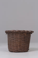 Load image into Gallery viewer, Set of 2 Brown cane baskets / planter 06&quot; x 04&quot; - GS Productions

