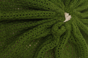 Green Knitted Soft Sack Cushion 20" x 16" - GS Productions
