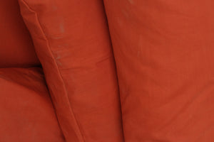 Set of 3 Burnt Orange Soft Cushions 26" x 26" - GS Productions