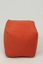 Load image into Gallery viewer, Set of 2 Burnt Orange Cube Bean Bags/Cushion/Seat 17&quot; x 17&quot; - GS Productions
