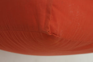 Set of 2 Burnt Orange Cube Bean Bags/Cushion/Seat 17" x 17" - GS Productions