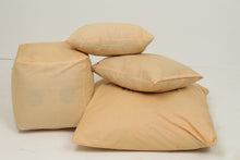 Load image into Gallery viewer, Set of 4 Beige/Light Yellow Square &amp; Cube Soft Cushions - GS Productions
