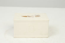 Load image into Gallery viewer, Off-white Victorian Plastic Tissue Box 4.5&quot; x 6.5&quot; - GS Productions

