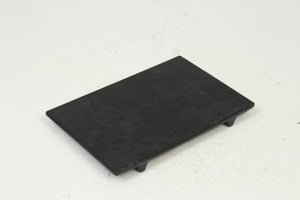Black Plastic Rectangle Sushi Tray/Dish 4" x 10" - GS Productions