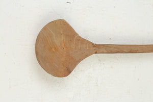 Brown Wooden Traditional Cooking Spoon 4" x 20" - GS Productions