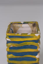 Load image into Gallery viewer, Yellow &amp; Blue Decorative 03&quot;x 08&quot; Planter - GS Productions
