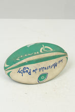 Load image into Gallery viewer, White &amp; Blue Hard Rugby Ball 5&quot; x 10&quot; - GS Productions
