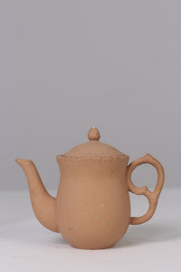 Brown Decorative clay kettle 10" x 8" - GS Productions