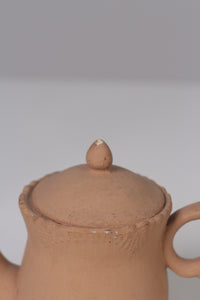 Brown Decorative clay kettle 10" x 8" - GS Productions