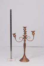 Load image into Gallery viewer, Copper gold metal candles stand 28&quot; - GS Productions
