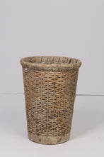 Load image into Gallery viewer, Brown &amp; beige cane basket   17&quot;x 23&quot; - GS Productions
