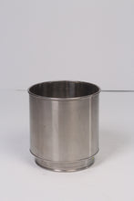 Load image into Gallery viewer, Set of 2 Silver chrome planters  13&quot;x 14&quot; - GS Productions
