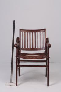 Brown wooden chair 1.5'x 3'ft - GS Productions