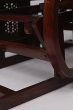 Load image into Gallery viewer, Brown wooden traditional rocking chair 1.5x 3.5ft - GS Productions

