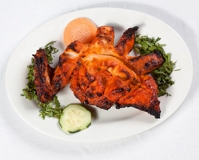 Chicken Tikka Piece with Nan, Drink, Salad & Raita (Per Person Serving) - GS Productions