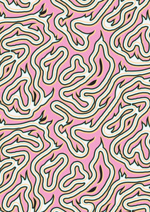 Wall # 89 Pink & White - GS Productions