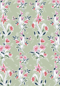 Wall # 92 Grey & Pink - GS Productions