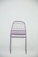 Load image into Gallery viewer, Light purple Metal chair. 1.5 x 2.5ft - GS Productions
