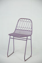 Load image into Gallery viewer, Light purple Metal chair. 1.5 x 2.5ft - GS Productions
