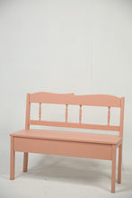 Load image into Gallery viewer, Peach coloured wooden bench. - GS Productions
