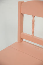 Load image into Gallery viewer, Peach coloured wooden bench. - GS Productions

