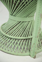 Load image into Gallery viewer, Light green long back metal chair. - GS Productions
