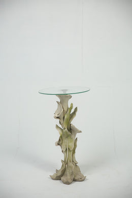 art nouveau bar table with glass top. - GS Productions