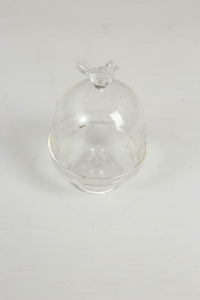 glass bowl with glass dome cover. - GS Productions