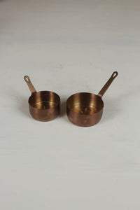set of 2 copper cups with handle. - GS Productions