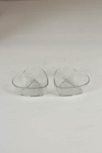 heart shaped glass ramekin/sauce cup. - GS Productions