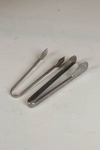 set of 2 stainless steel tongs. - GS Productions