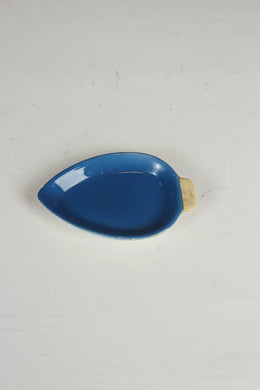 blue oval shaped porcelain ramekin/sauce dish - GS Productions