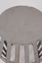 Load image into Gallery viewer, Grey metal table/stool 1&#39; x 2.5&#39;ft - GS Productions
