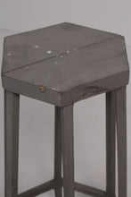 Load image into Gallery viewer, Grey metal table/stool 1&#39; x 2.5&#39;ft - GS Productions
