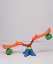 Load image into Gallery viewer, Orange, Blue, Green &amp; Red Plastic Sea Saw for Toddlers/Kids - GS Productions
