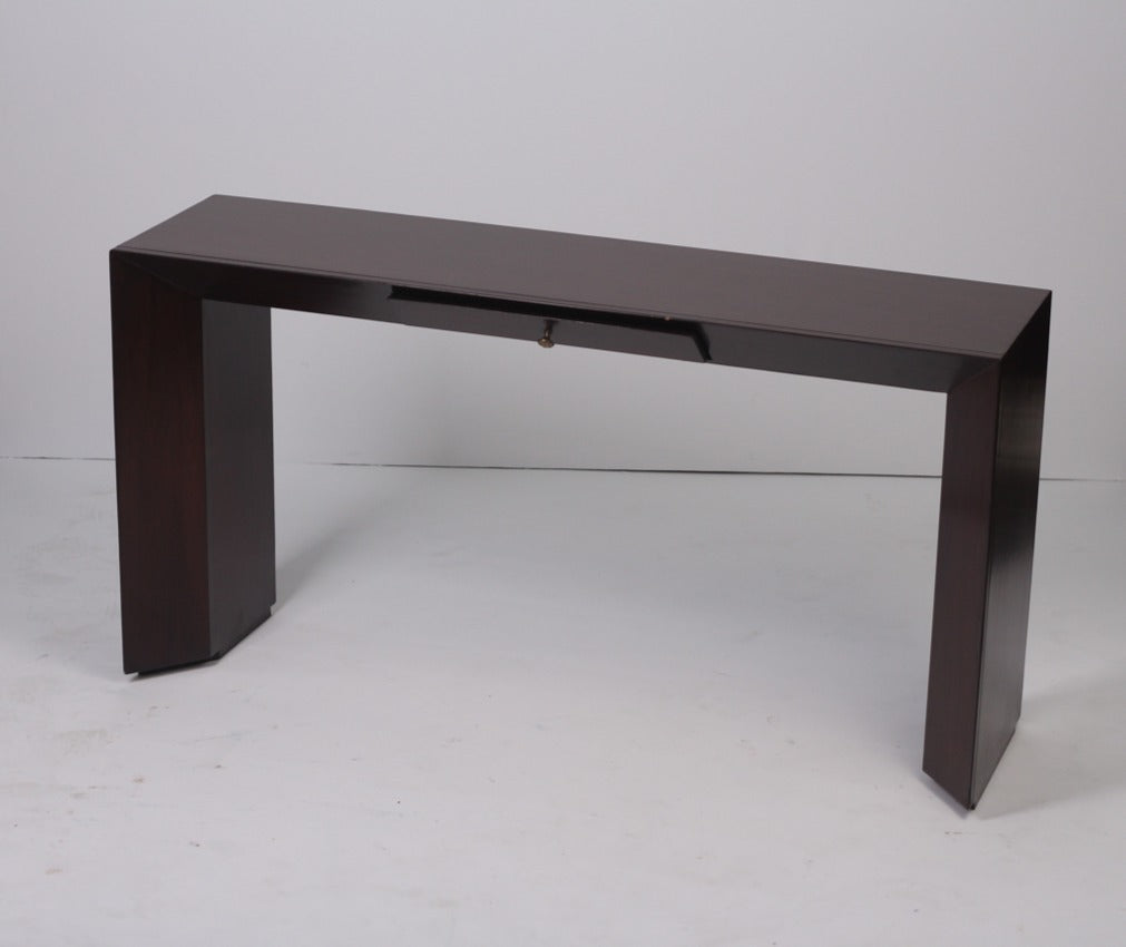 Dark Brown Wooden Console 5' x 3'ft - GS Productions
